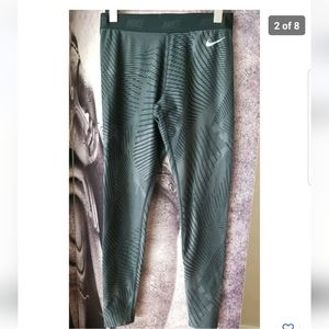 Nike Womens GOLF DRI-FIT Tights Anthracite/Black‎ Print [M] 856274-060